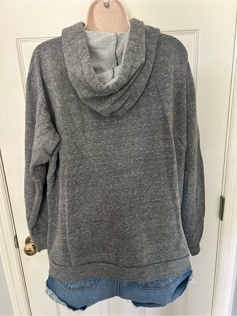Women’s, PINK Victoria’s Secret, Gray Classic Hoodie with Pockets, Medium - Picture 6 of 9
